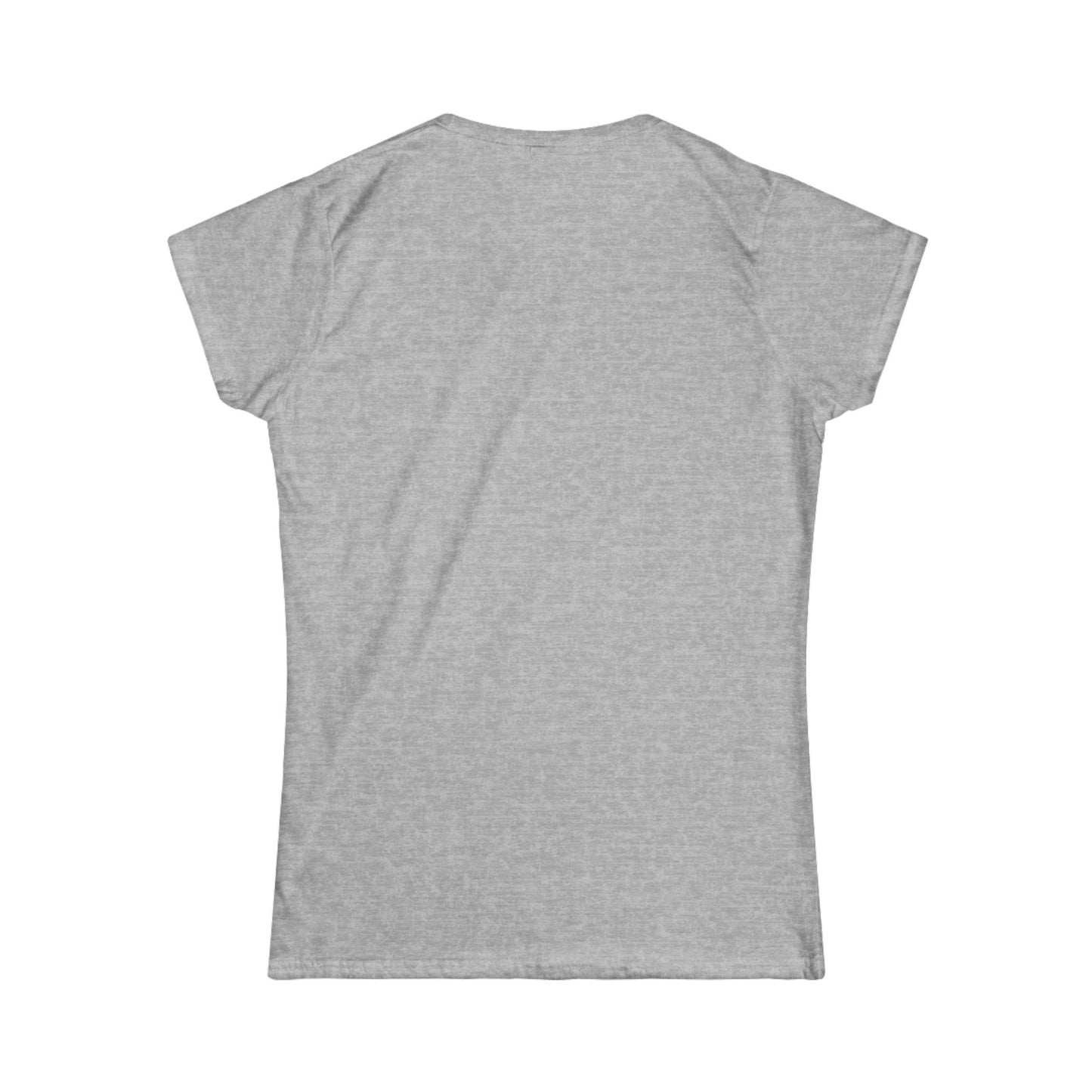 ESSEX white print Women's Gildan Softstyle Tee