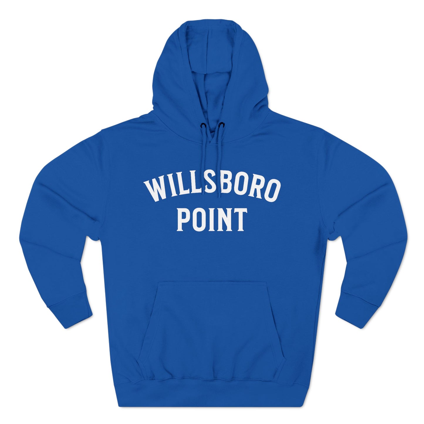 WILLSBORO POINT white print Lane Seven Fleece Hoodie