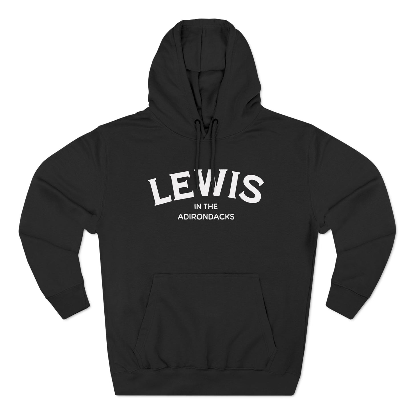 LEWIS white print Lane Seven Fleece Hoodie