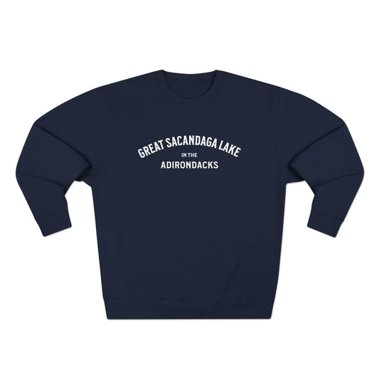 GREAT SACANDAGA LAKE Lane Seven Unisex Crewneck Sweatshirt -