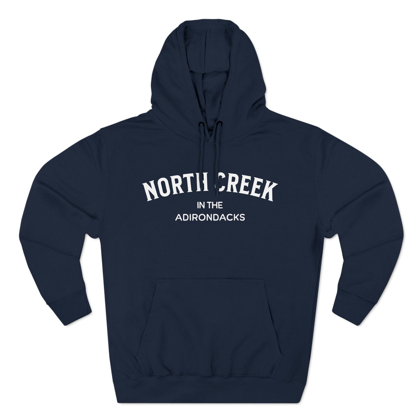 NORTH CREEK white print Lane Seven Fleece Hoodie