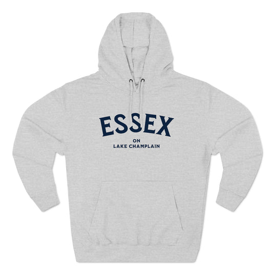 ESSEX navy print Lane Seven Fleece Hoodie