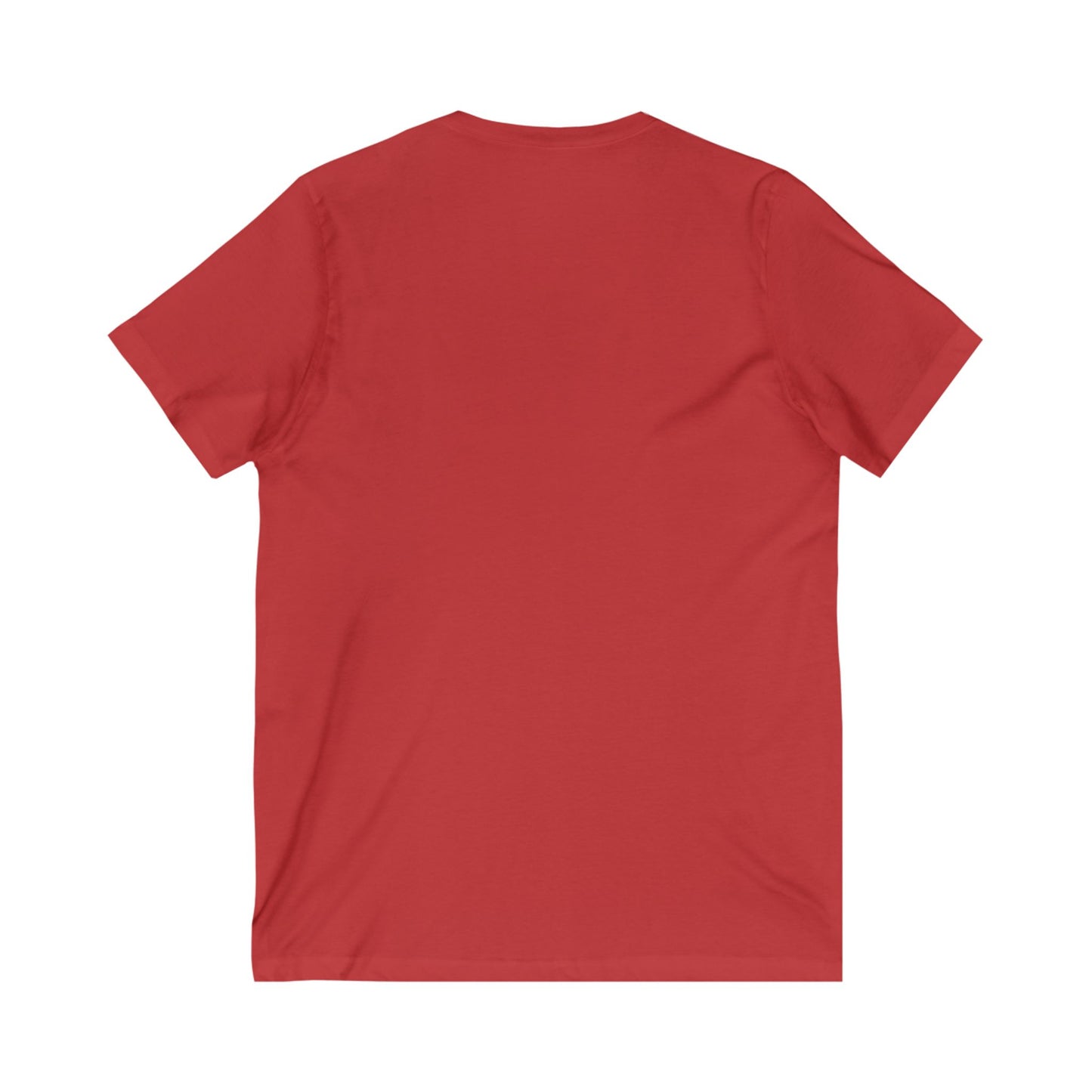 WILLSBORO in the ADKs- white print V-Neck Tee, Unisex