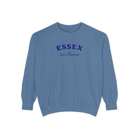 ESSEX navy print Comfort Colors Unisex Sweatshirt