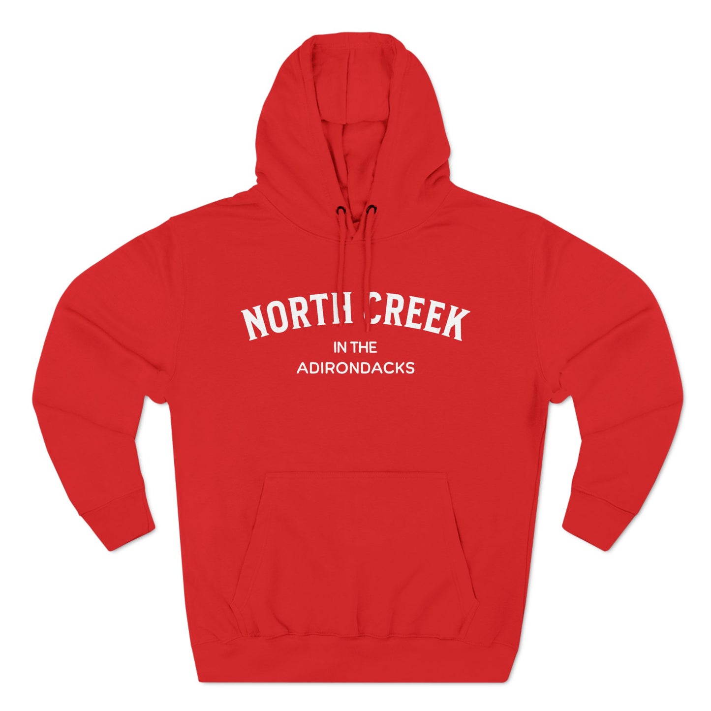 NORTH CREEK white print Lane Seven Fleece Hoodie