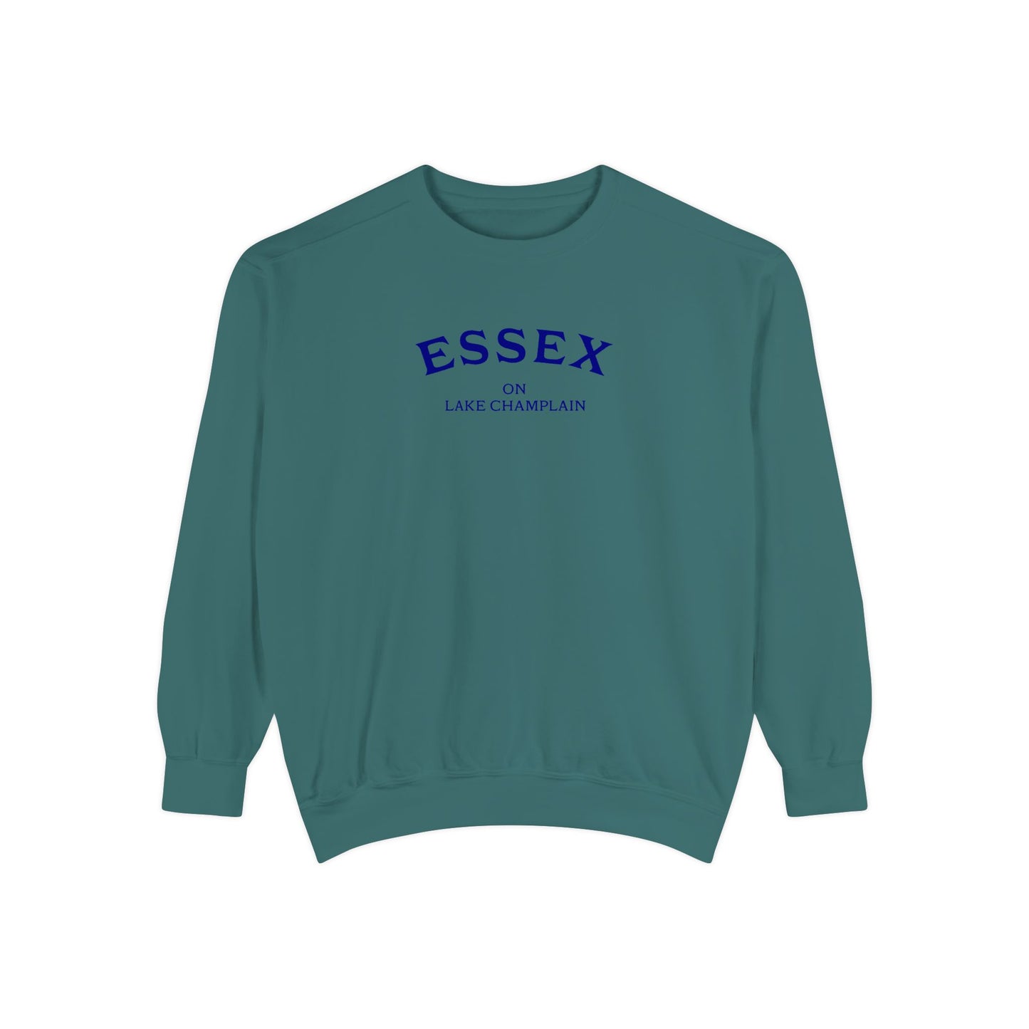 ESSEX navy print Comfort Colors Unisex Sweatshirt