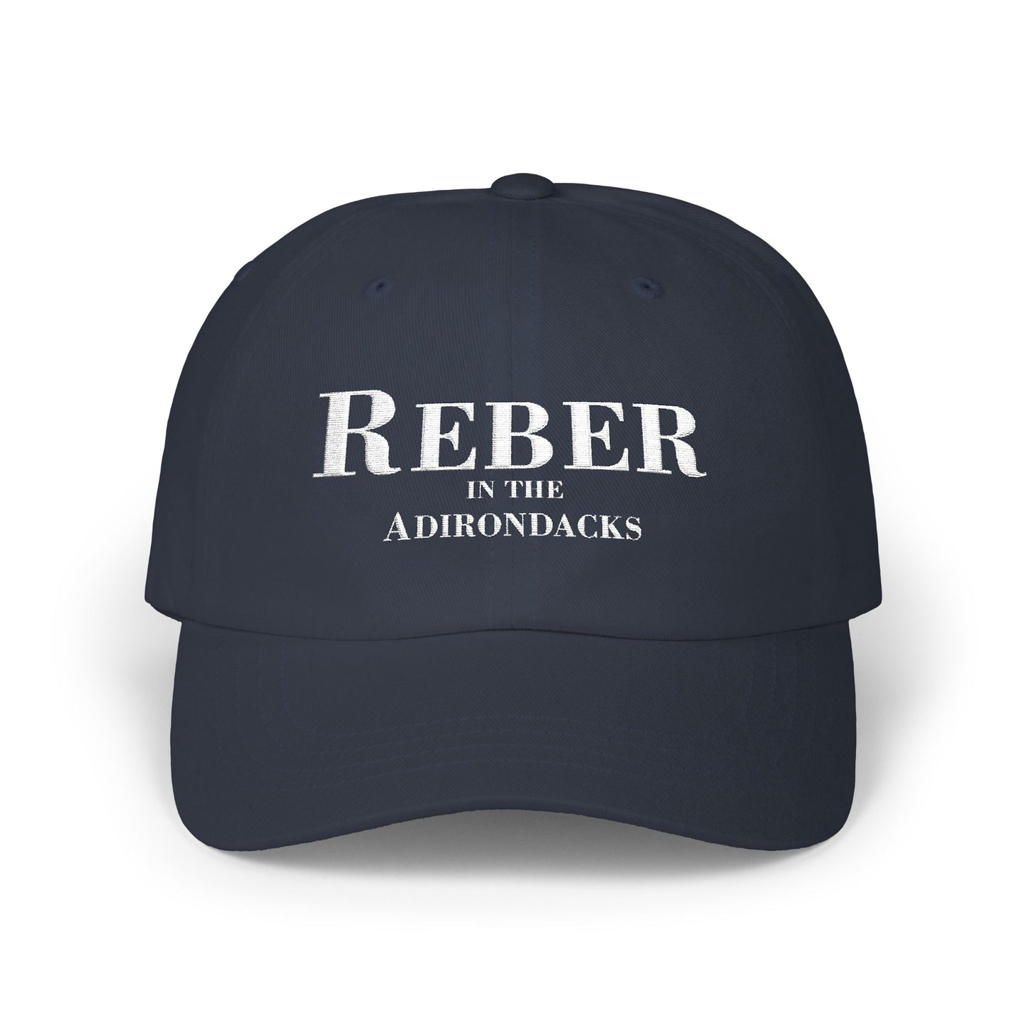 REBER in ADKS-white print Classic Dad Cap
