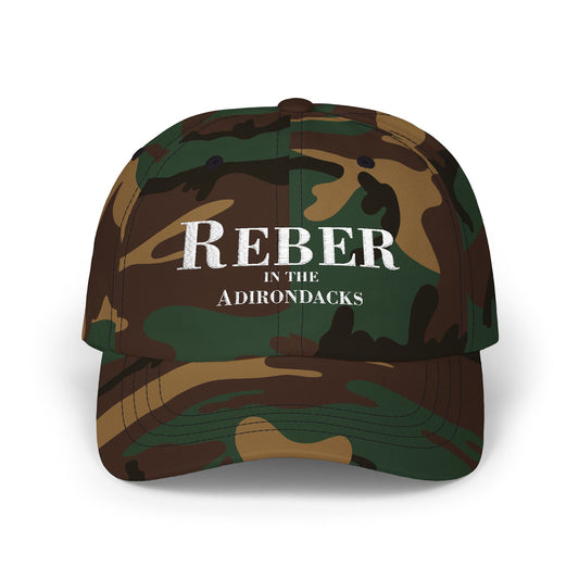 REBER in ADKS-white print Classic Dad Cap
