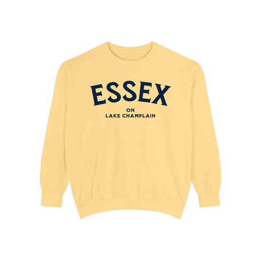 ESSEX navy print Comfort Colors Unisex Sweatshirt