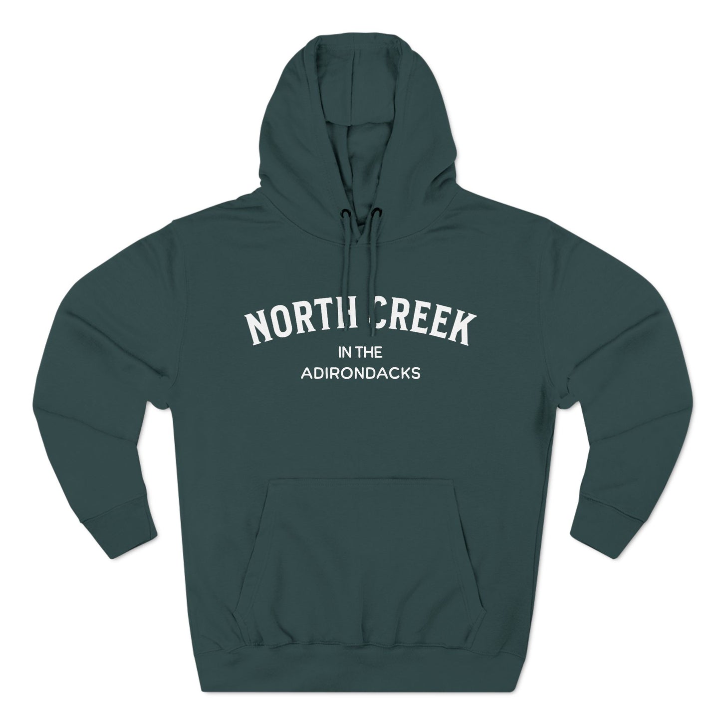 NORTH CREEK white print Lane Seven Fleece Hoodie